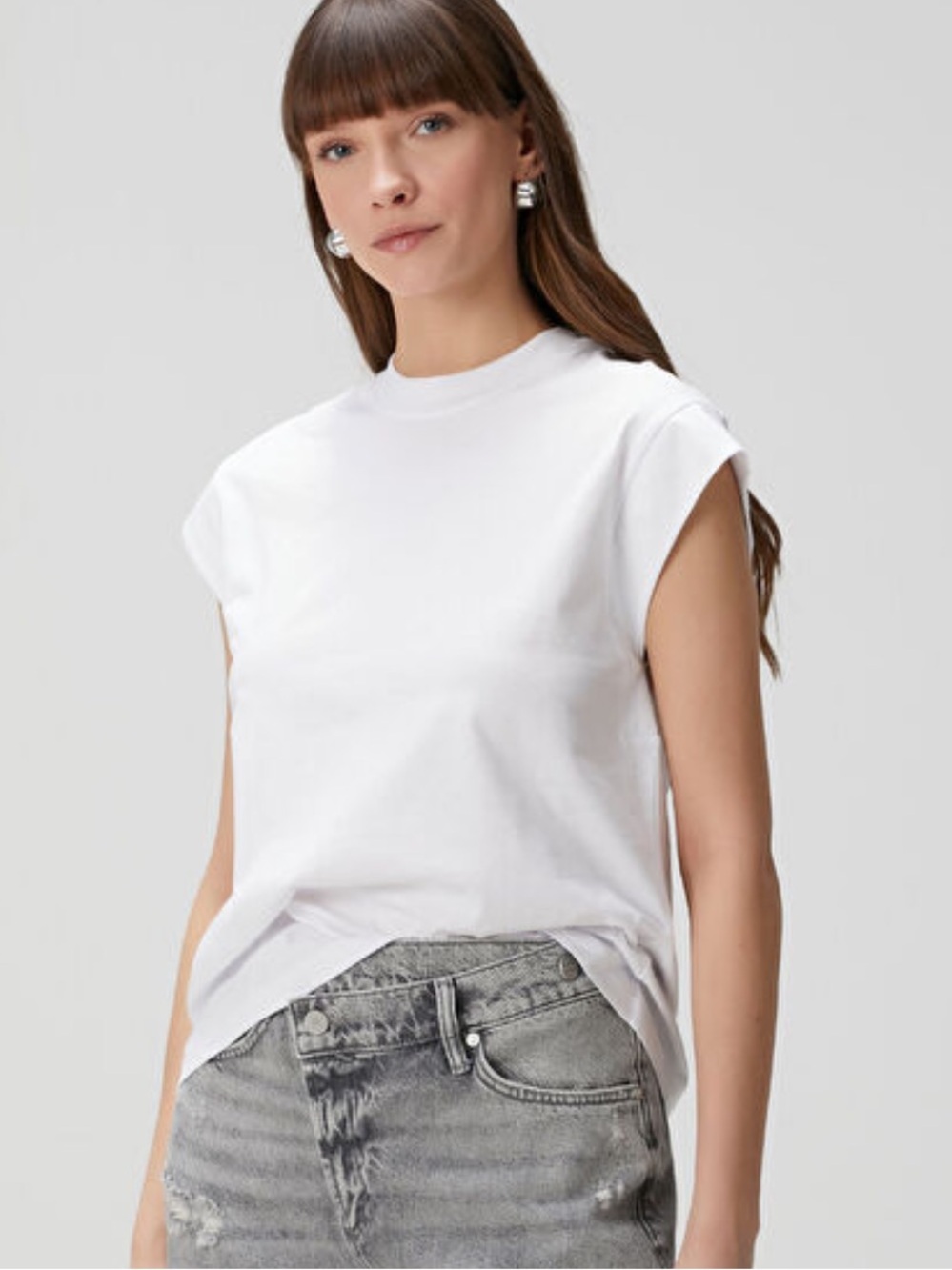 AllSaints White Sleeveless Esme Tank | 12